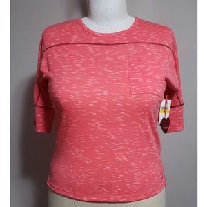 NEW WITH TAGS CUDDL DUDS PINK SLEEP TEE SIZE MED
